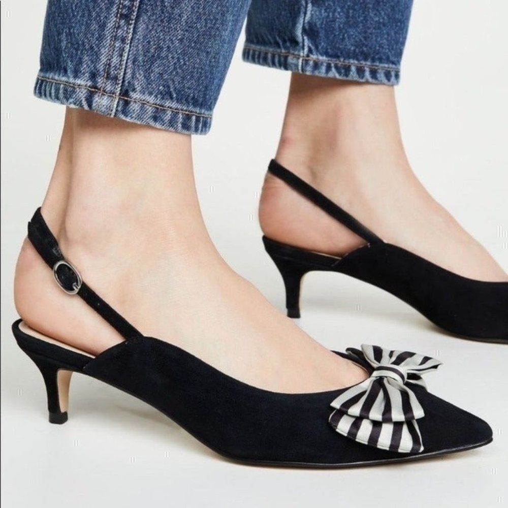 Cupcakes and cashmere bow slingback